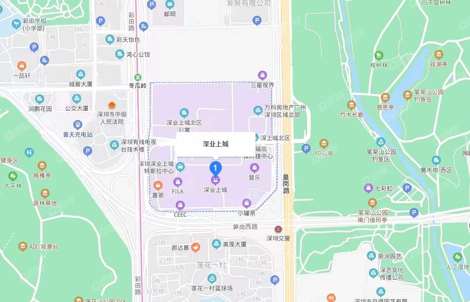 深業(yè)上城研發(fā)大廈，深圳上城南區(qū)-均價(jià)200元/平