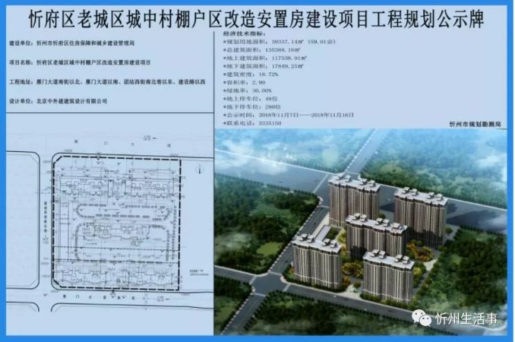 目前動工建設(shè)的回遷安置房工程第一標段